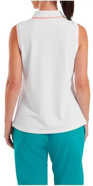 FootJoy Sleeveless Damen Poloshirt, weiss