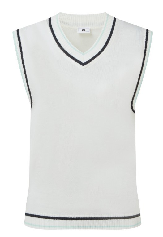 FootJoy Sweater Tank Damen Weste, weiss