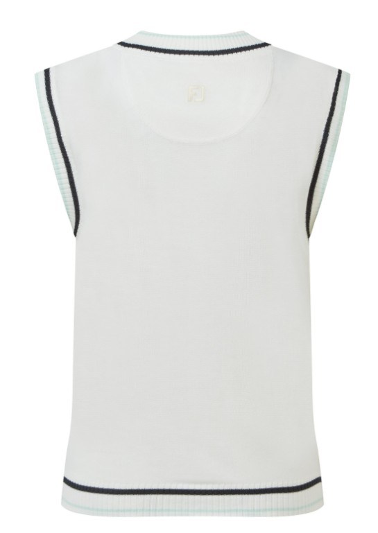 FootJoy Sweater Tank Damen Weste, weiss