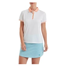 FootJoy Cap Sleeve Damen Poloshirt, weiss