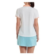 FootJoy Cap Sleeve Damen Poloshirt, weiss