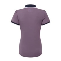 FootJoy Cap Sleeve Damen Poloshirt, dusty violet/navy