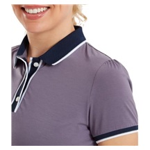 FootJoy Cap Sleeve Damen Poloshirt, dusty violet/navy