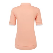 FootJoy Texture Knit Herren Poloshirt, desert peach/white