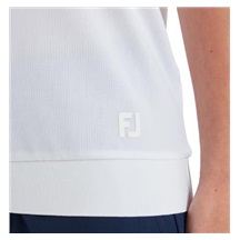 FootJoy Texture Knit Herren Poloshirt, weiss