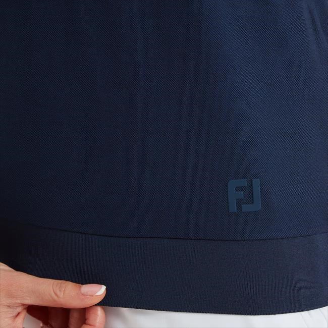 FootJoy Texture Knit Damen Poloshirt, dunkelblau
