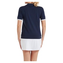 FootJoy Texture Knit Damen Poloshirt, dunkelblau