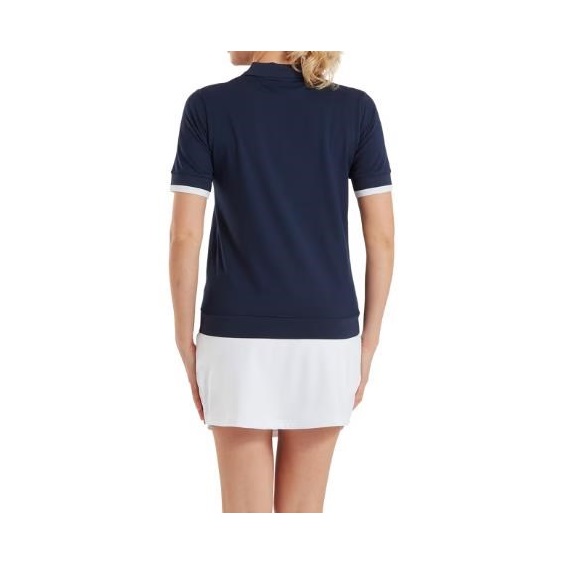 FootJoy Texture Knit Damen Poloshirt, dunkelblau