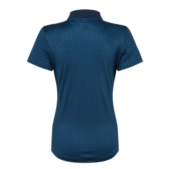 FootJoy Zip Blade Damen Poloshirt, tonal tile navy print