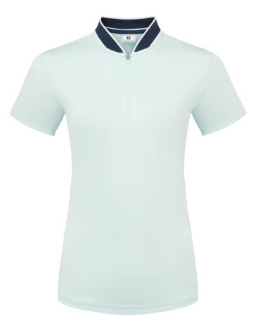 FootJoy Zip Blade Damen Poloshirt, glacial blue