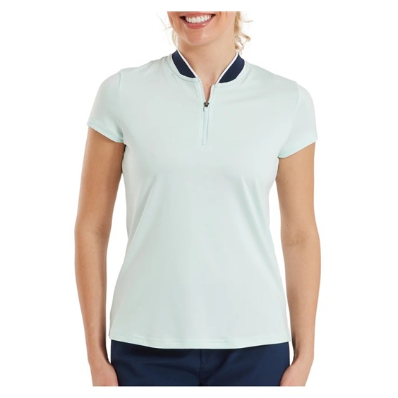 FootJoy Zip Blade Damen Poloshirt, glacial blue