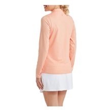 FootJoy MIDLAYER FULL ZIP PRINTED Damen Sweatshirt, desert peach