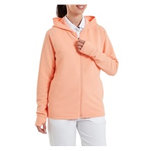 Footjoy Full-Zip Ottoman Hoodie Damen Sweatshirt, desert peach