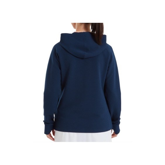 Footjoy Full-Zip Ottoman Hoodie Damen Sweatshirt, dunkelblau