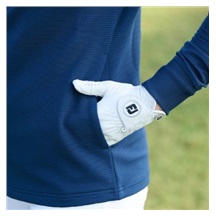 Footjoy Full-Zip Ottoman Hoodie Damen Sweatshirt, dunkelblau