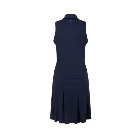 FootJoy Pleated Golfkleid, dunkelblau/weiss
