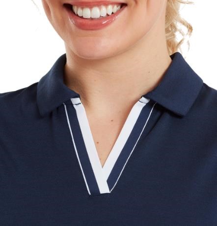 FootJoy Pleated Golfkleid, dunkelblau/weiss