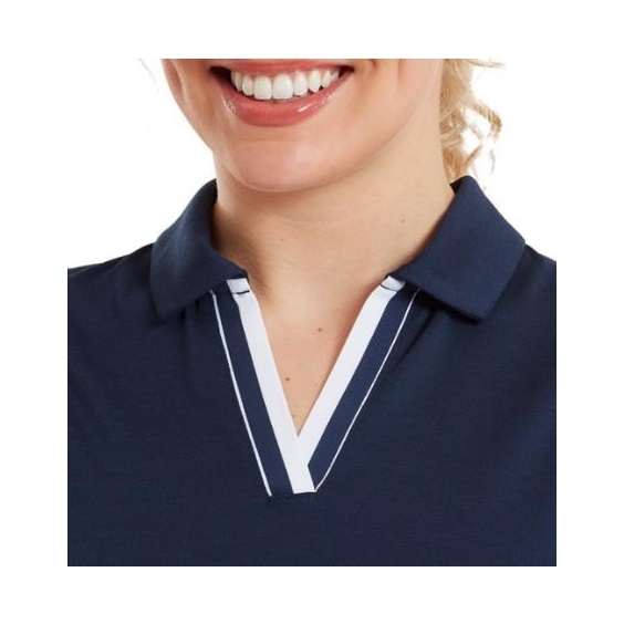 FootJoy Pleated Golfkleid, dunkelblau/weiss
