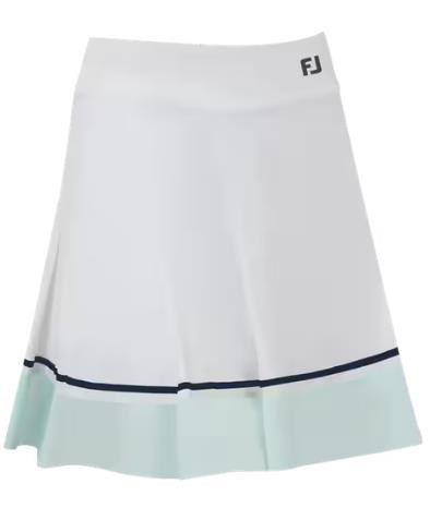 FootJoy Pleated Golfrock weiss/dunkelblau