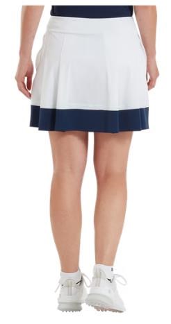 FootJoy Pleated Golfrock weiss/dunkelblau