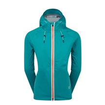 FootJoy HydroKnit Wasserdichte Damenjacke, blue/white/desert peach