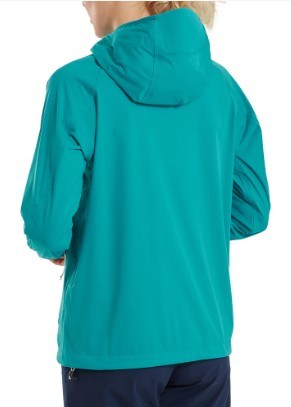 FootJoy HydroKnit Wasserdichte Damenjacke, blue/white/desert peach
