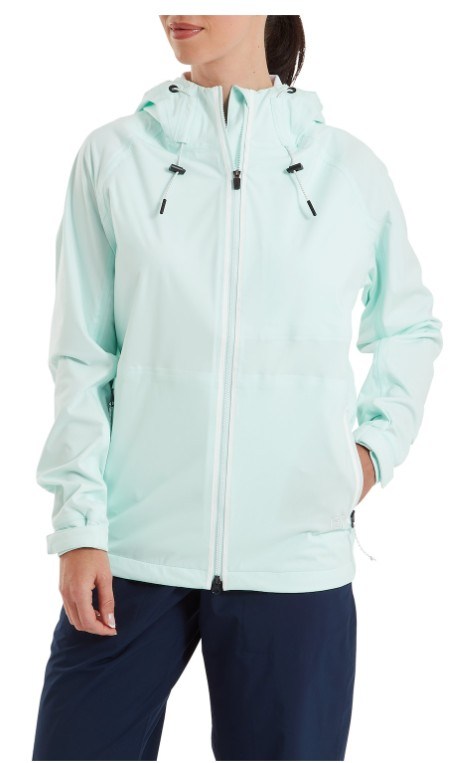 FootJoy HydroKnit Wasserdichte Damenjacke, weiss