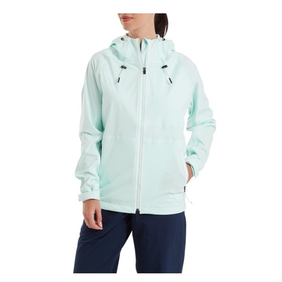 FootJoy HydroKnit Wasserdichte Damenjacke, weiss