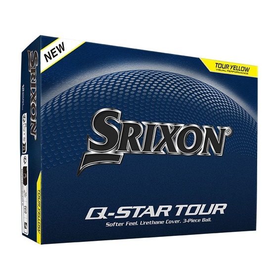 Srixon Q-Star Tour Golfbälle, gelb