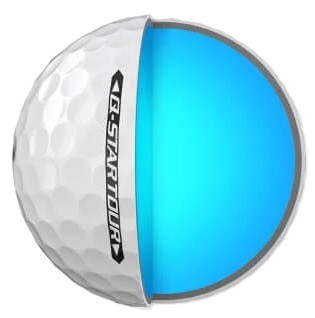 Srixon Q-Star Tour Golfbälle, gelb