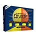 Srixon Q-Star Tour Divide Golfbälle, gelb/orange