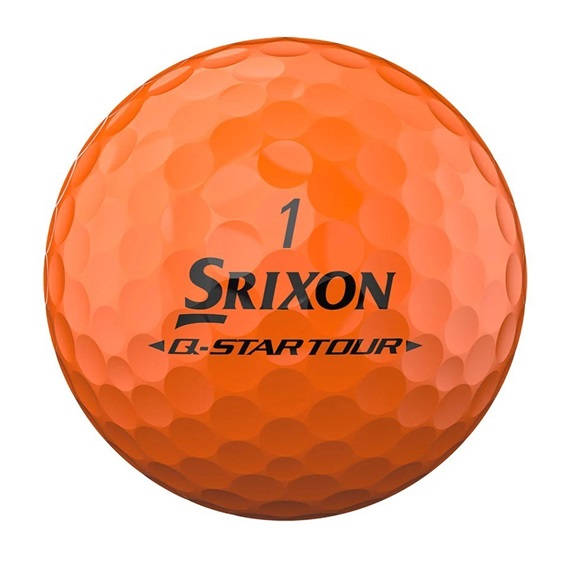 Srixon Q-Star Tour Divide Golfbälle, gelb/orange