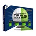 Srixon Q-Star Tour Divide Golfbälle, weiss/limettengrün
