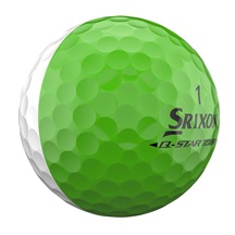 Srixon Q-Star Tour Divide Golfbälle, weiss/limettengrün