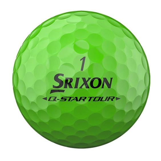 Srixon Q-Star Tour Divide Golfbälle, weiss/limettengrün