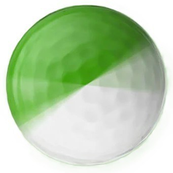 Srixon Q-Star Tour Divide Golfbälle, weiss/limettengrün