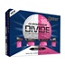 Srixon Q-Star Tour Divide Golfbälle, weiss/rosa