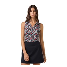 Travis Mathew Course Time Damen Poloshirt, black/floral