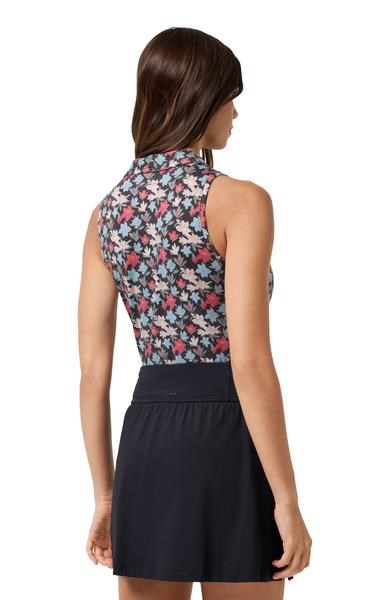 Travis Mathew Course Time Damen Poloshirt, black/floral