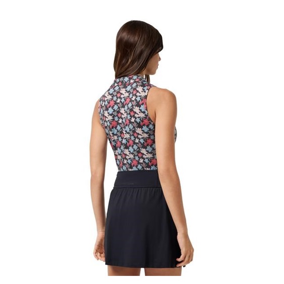 Travis Mathew Course Time Damen Poloshirt, black/floral