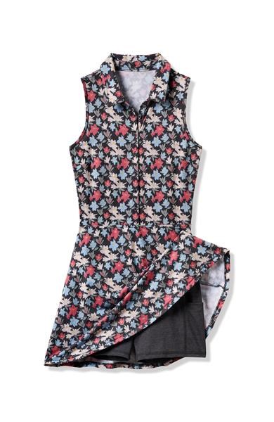 Travis Mathew Featherweight Course Time Golfkleid, black/floral