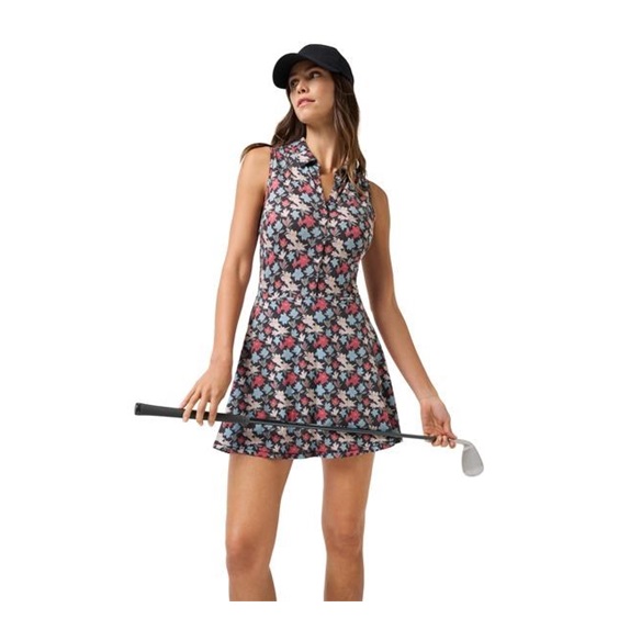 Travis Mathew Featherweight Course Time Golfkleid, black/floral