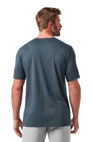 Travis Mathew Lost Swing Tee Herren T- Schirt, mood indigo/vintage indigo