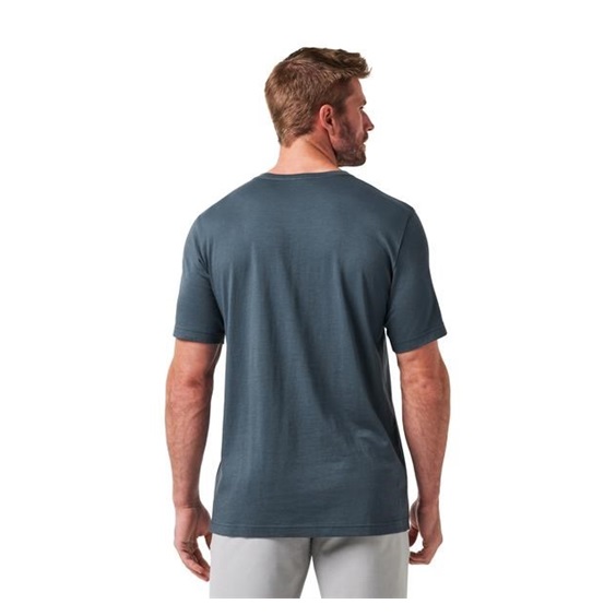 Travis Mathew Lost Swing Tee Herren T- Schirt, mood indigo/vintage indigo