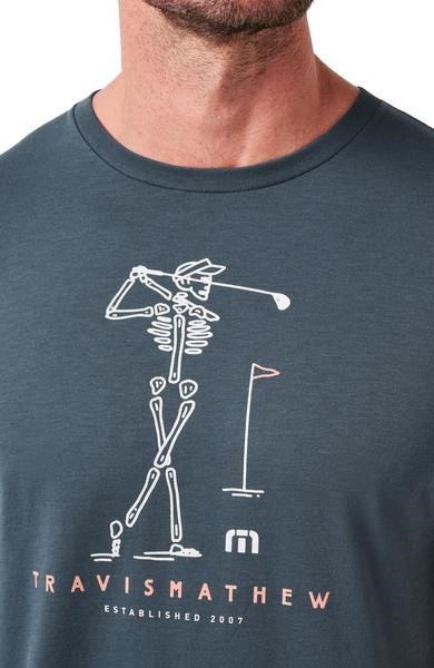 Travis Mathew Lost Swing Tee Herren T- Schirt, mood indigo/vintage indigo