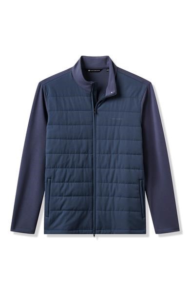 Travis Mathew Point of Sail Full Zip Herrenjacke, mood indigo