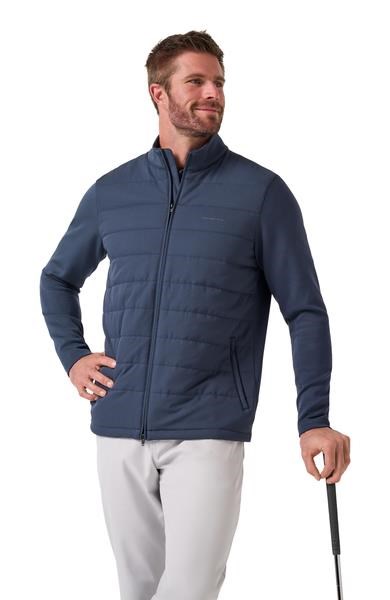 Travis Mathew Point of Sail Full Zip Herrenjacke, mood indigo