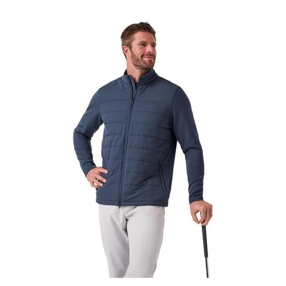 Travis Mathew Point of Sail Full Zip Herrenjacke, mood indigo