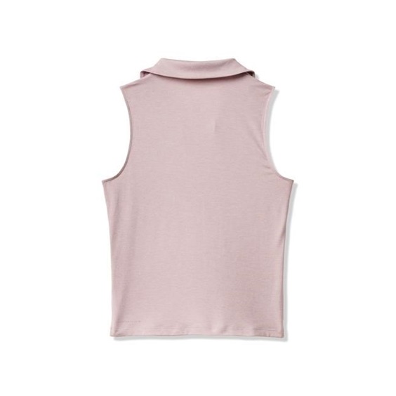 Travis Mathew Skyloft Light ärmelloses Damen-Polo, heather violet ice