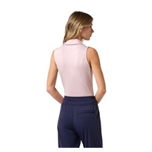 Travis Mathew Skyloft Light ärmelloses Damen-Polo, heather violet ice